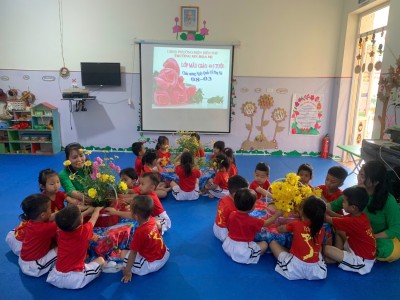 NGÀY 8/3 Ý NGHĨA CỦA CÁC CÔ VÀ CÁC BÉ TRƯỜNG MẦM NON HỌA MI